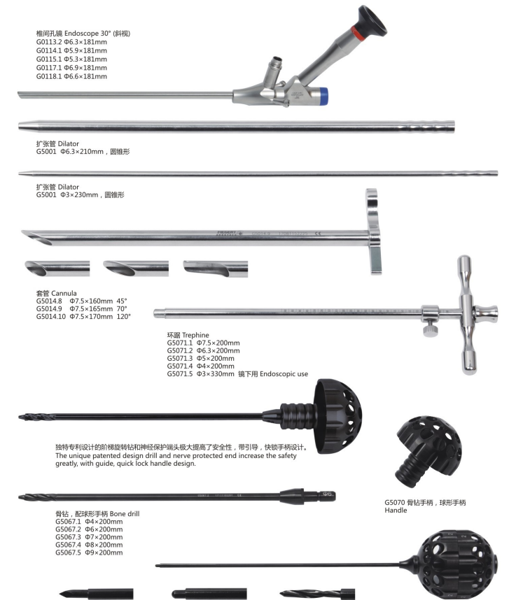 進口椎間孔鏡手術器械